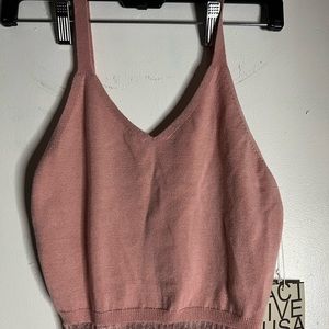 Active USA blush pink tank top